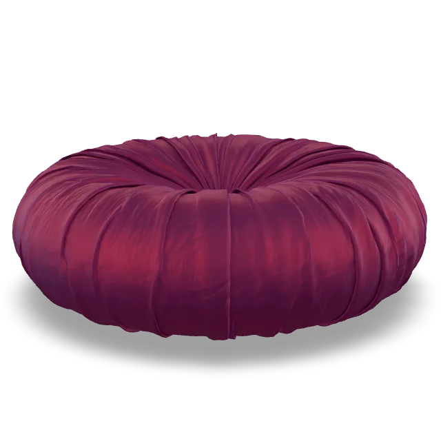 Pouf Soie Prune
